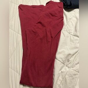 Target Women's Boot Cut Pants - Burgundy